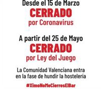 SOS Hostelería: Del 'Cerrado por Coronavirus' al 'Cerrado por la Ley del Juego'