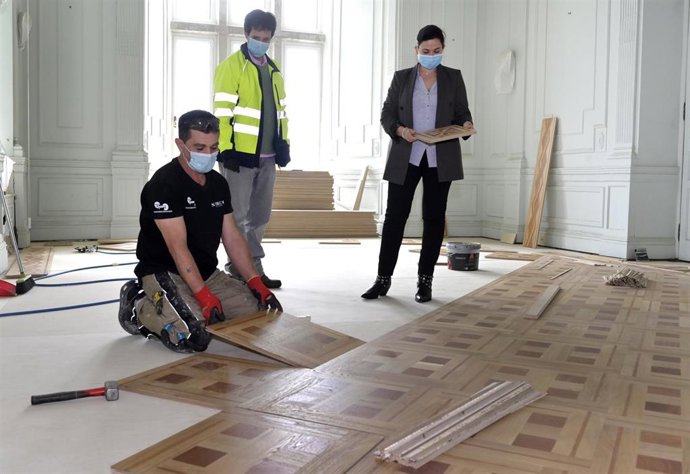 Obras en el Palacio de la Magdalena