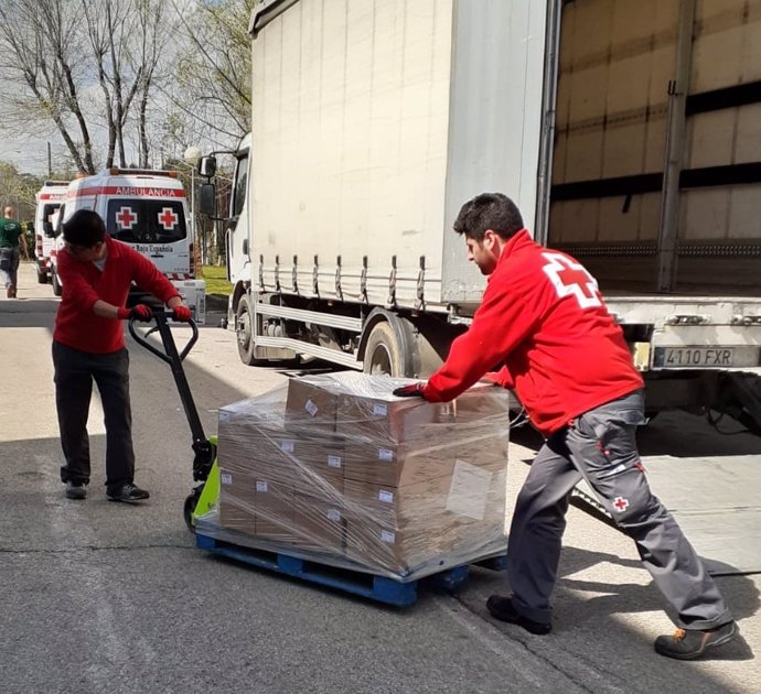 Almacen logístico de Cruz Roja