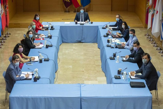 Imagen de la reunión del Consejo de Gobierno