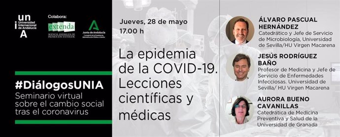 Los seminarios '#DiálogosUNIA' analizan las lecciones científicas y médicas de la Covid-19.