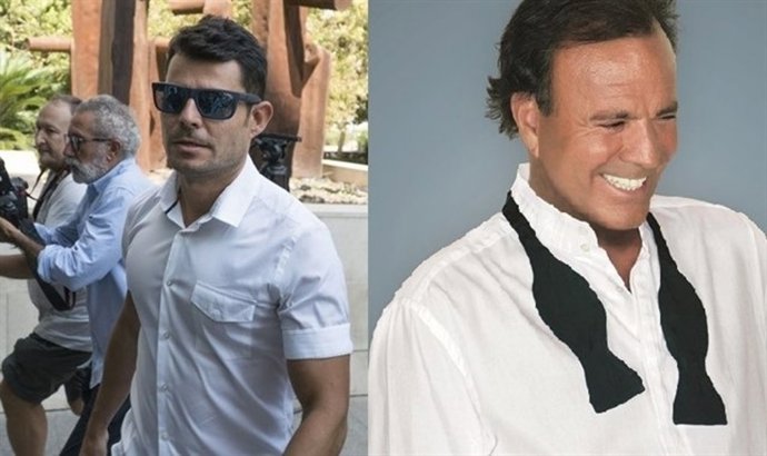Montaje de Julio Iglesias y Javier Sánchez Santos
