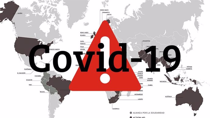 Mapa del mundo ante el Covid-19