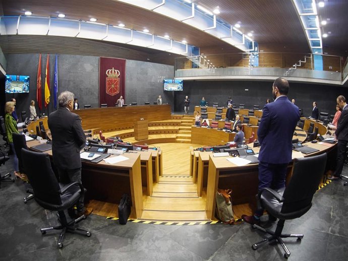 Vista general del Parlamento de Navarra 