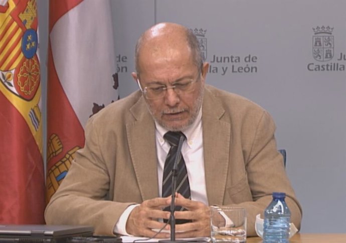 Captura de la comparecencia de Igea tras el Consejo de Gobierno.