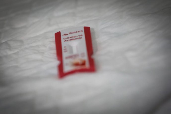 Test para diagnosticar el Covid-19 de un sanitario del SUMMA