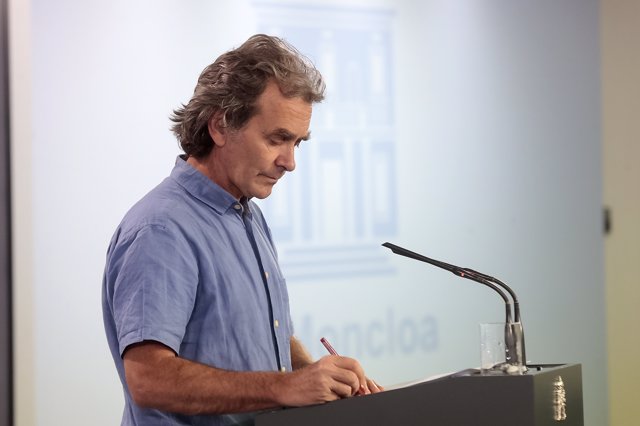 Fernando Simón en la rueda de prensa