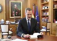 El Rey inicia ronda de contactos con el sector de la Justicia, que ya ha comenzado su desescalada