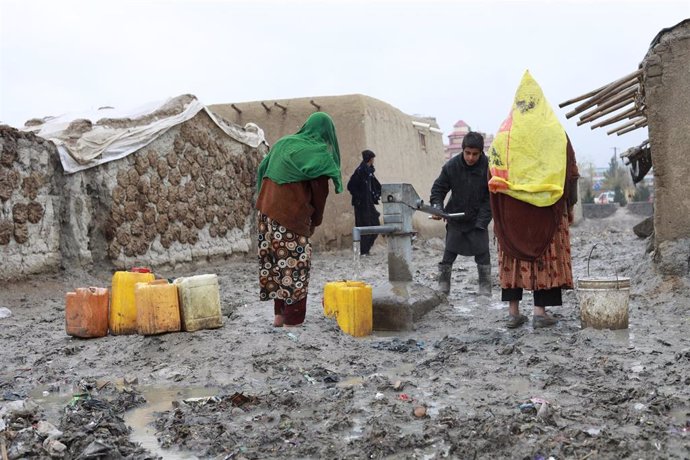 Desplazados en Kabul