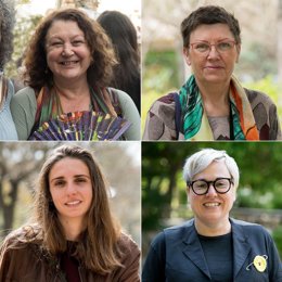 Mae de la Concha, Antnia Jover, Lucía Muñoz y Sonia Vivas.