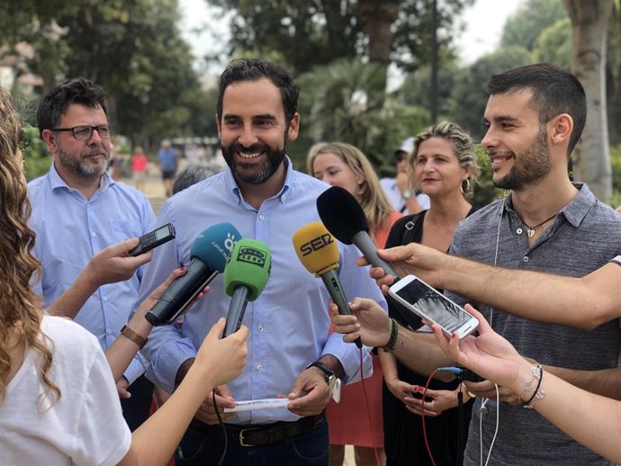 El portavoz municipal del PSOE, Daniel Pérez, en una imagen de archivo