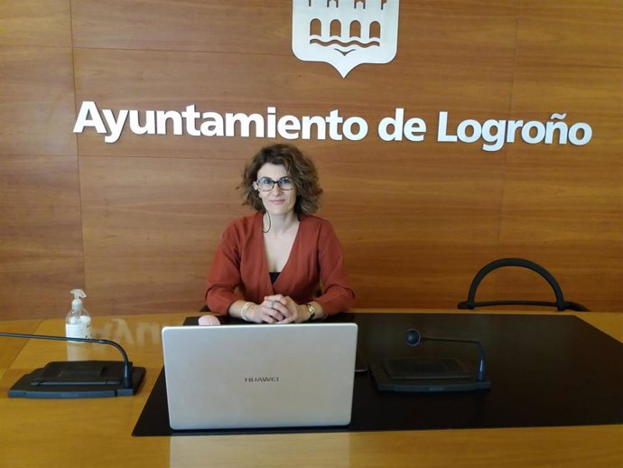 La concejala de Cs, Rocío Fernández, en comparecencia de prensa