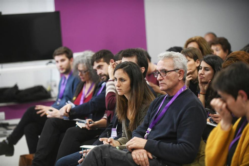 Ione Belarra y Diego Cañamero en el Consejo Ciudadano Estatal de Podemos (Foto de archivo).