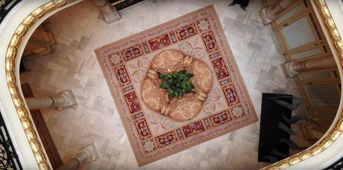 Fotograma de uno de los vídeos divulgativos sobre la historia del edificio del Parlament.