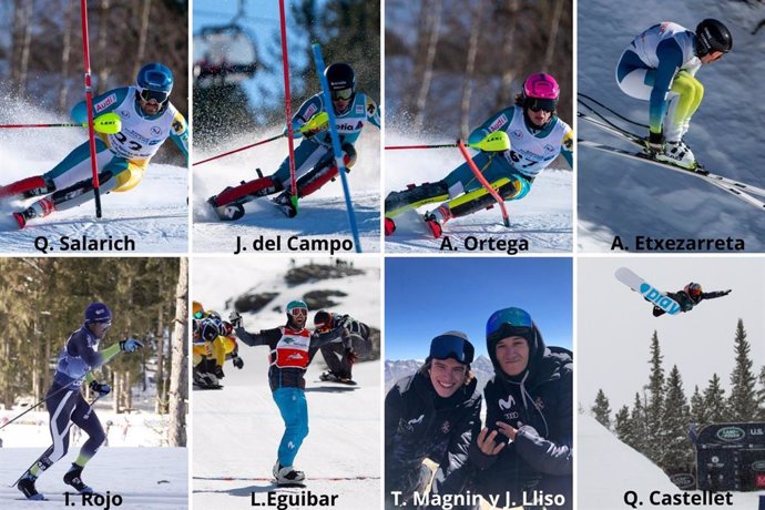 Fotos de los primeros nueve deportistas elegidos por la RFEDI para la temporada 2020-2021