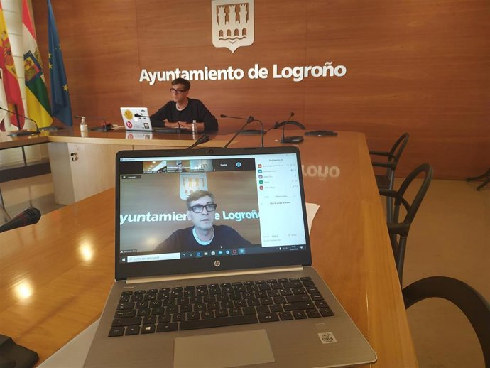 El concejal del PP, Antonio Ruiz Lasanta, en comparecencia de prensa