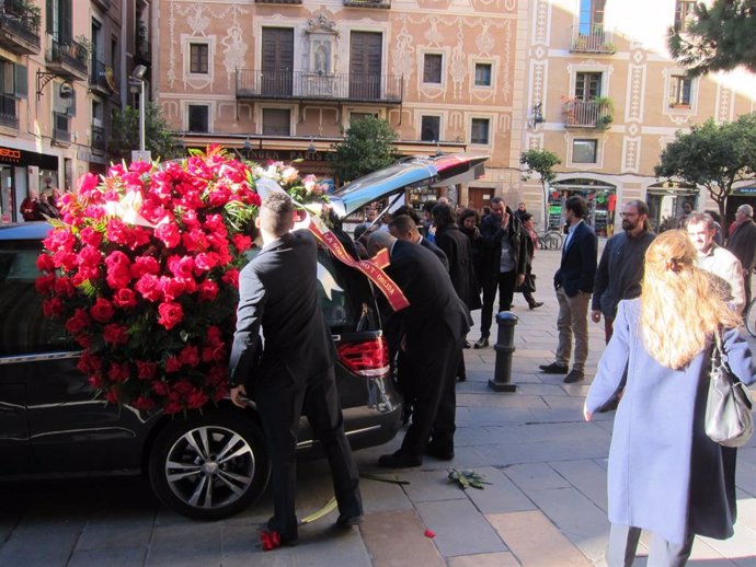 Funeral del filleg i lingüista Antoni Maria Badia i Margarit (arxiu)