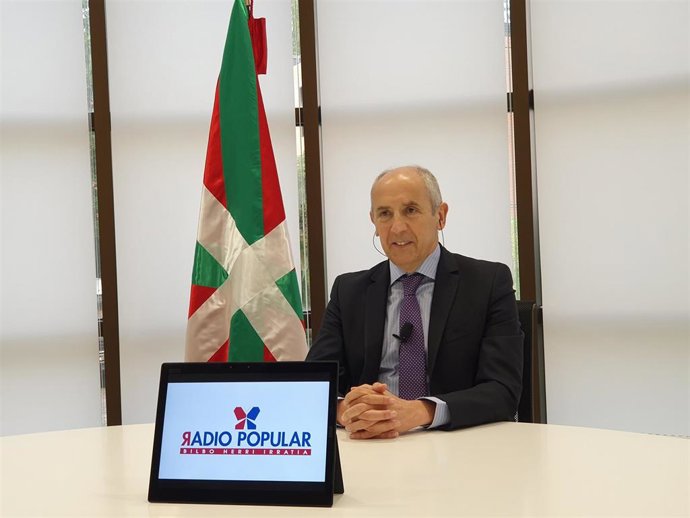 El portavoz del Gobierno Vasco, Josu Erkoreka, en Radio Popular