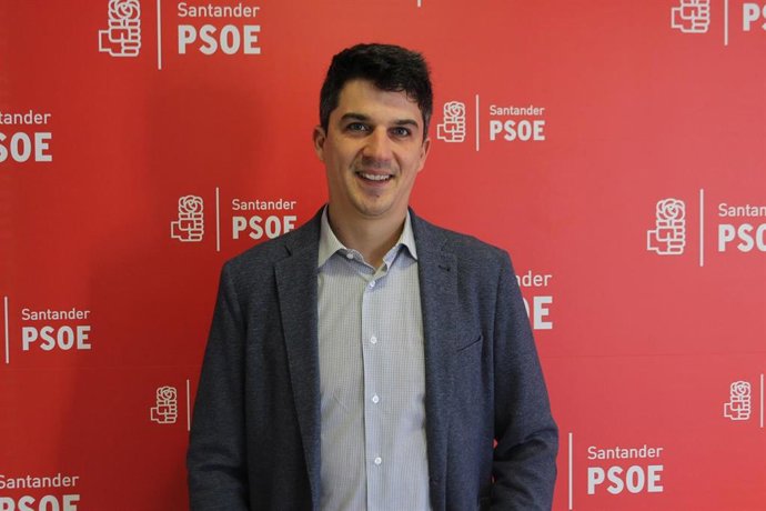 El portavoz del PSOE de Santander, Daniel Fernández