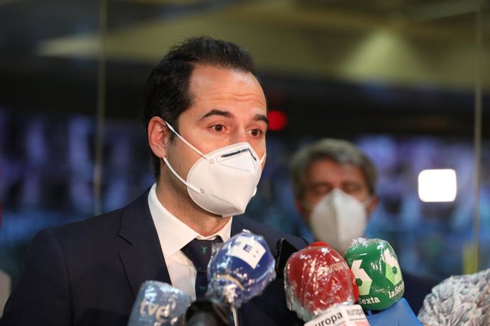 El vicepresidente, consejero de Deportes, Transparencia y portavoz del Gobierno de la Comunidad de Madrid, Ignacio Aguado