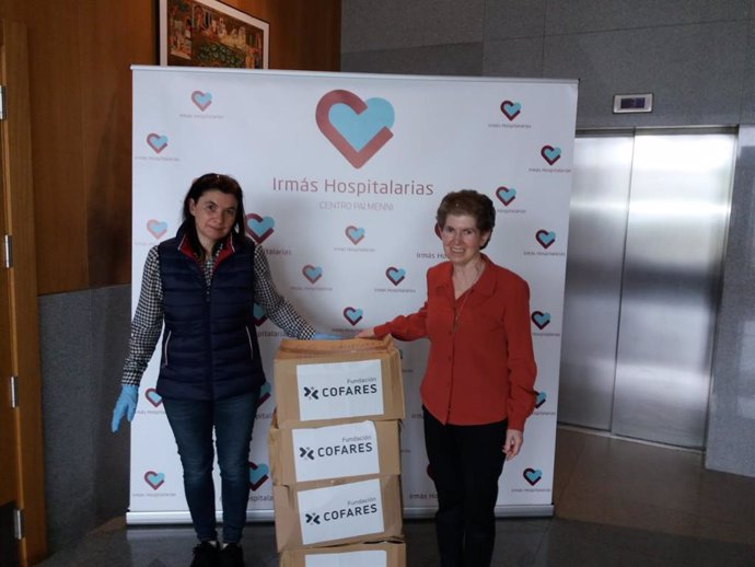 La Fundación Cofares ha colaborado con el Centro Pai Menni de las Hermanas Hospitalarias de Betanzos (A Coruña) con motivo de la pandemia de COVID-19