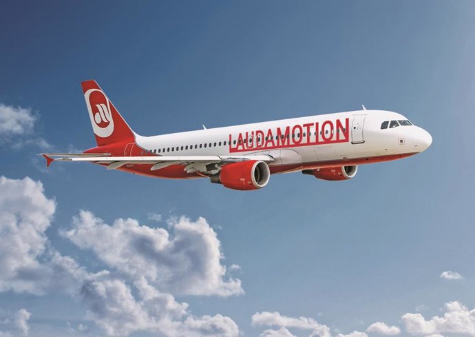 Avión de Laudamotion.