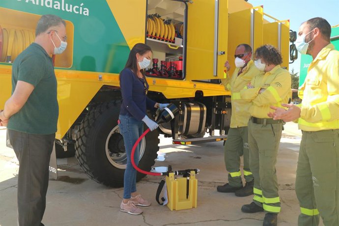 Almería.- El Plan Infoca incorpora este año tres nuevos camiones autobomba en Al
