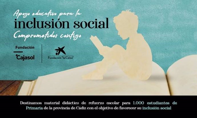 Imagen del proyecto de apoyo educativo puesto en marcha por la Fundación Cajasol y la Fundación La Caixa