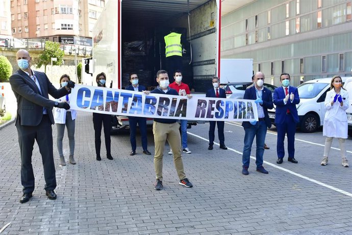 Proyecto de crowdfunding 'Cantabria Respira', en el que ha participado el Banco Santander