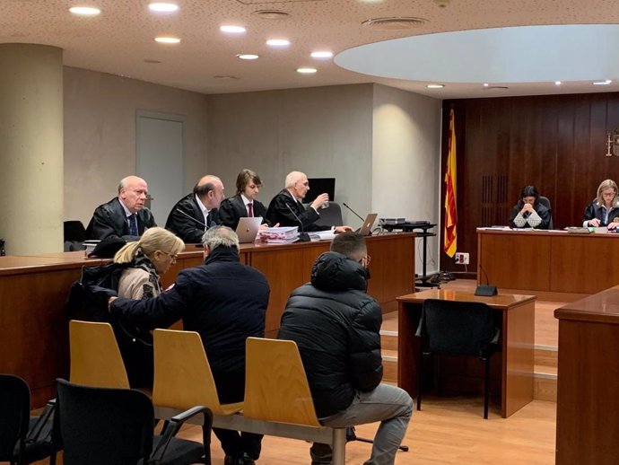 Juicio por estafas a aseguradoras en Lleida en enero de 2020.