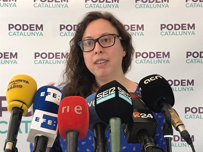 Noelia Bail (Podem Catalunya), en una imagen de archivo. 
