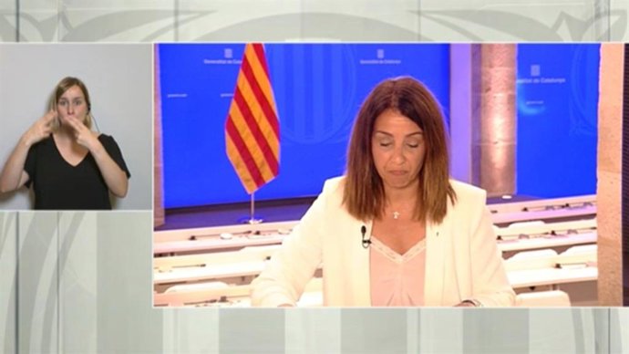 La portavoz del Govern, Meritxell Budó