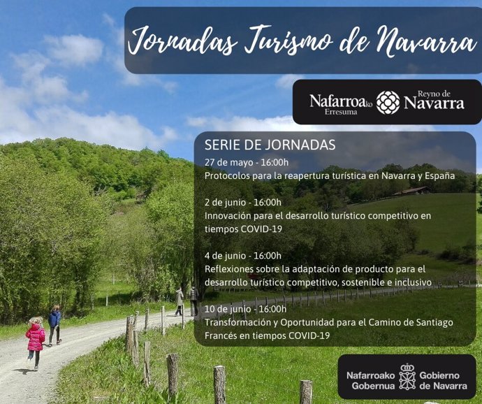 Cartel de las Jornadas Turismo Navarra