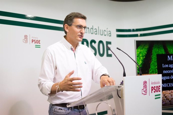 El secretario general del PSOE de Almería, José Luis Sánchez Teruel, en una foto de archivo.