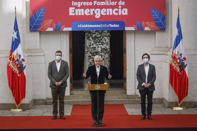Coronavirus.- Chile anuncia el adelanto del pago del Ingreso Familiar de Emergen
