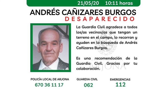 Cartel del Ayuntamiento de Arjona pidiendo colaboración ciudadana