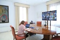 Armengol participa en la undécima reunión de Sánchez con los presidentes autonómicos