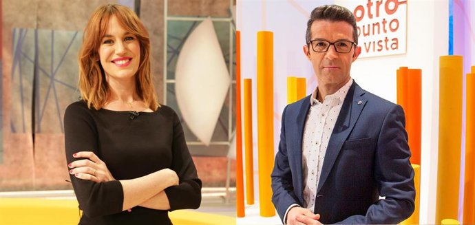 Los presentadores Blaca Liso y Fernando Ruiz