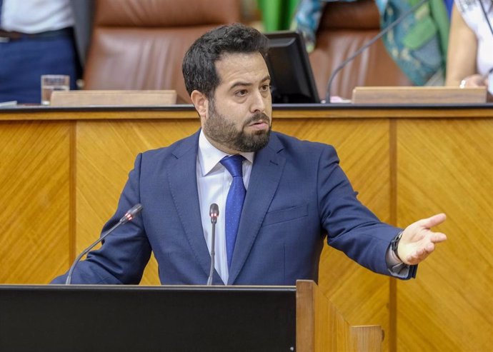 El portavoz adjunto de Cs en el Parlamento andaluz, Fran Carrillo.