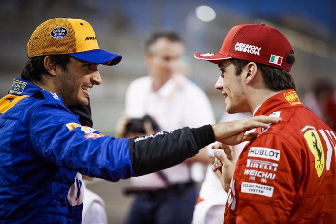 Carlos Sainz y Charles Leclerc