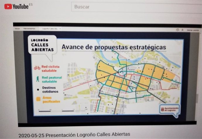 El Ayuntamiento de Logroño presenta la estrategia 'Logroño Calles Abiertas', para ampliar el espacio público para el peatón.