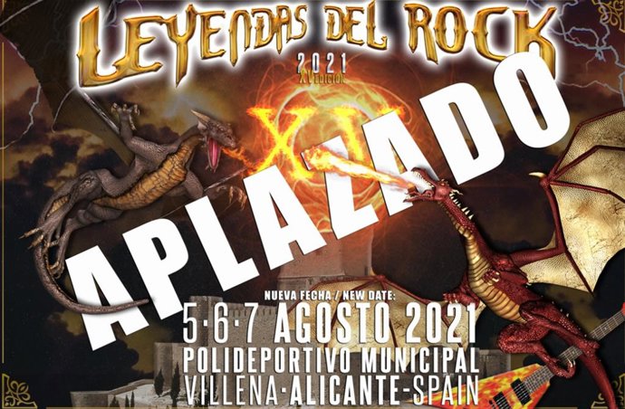 Leyendas del Rock, aplazado a 2021