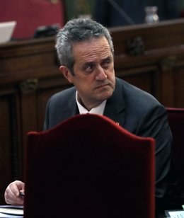 El exconseller Joaquim Forn en el Tribunal Supremo durante el juicio del proceso independentista.