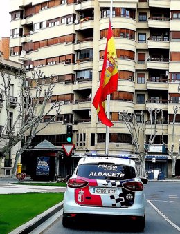 Vehículo de la Policía Local de Albacete