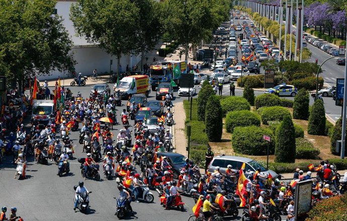 Manifestación de Vox en Sevilla