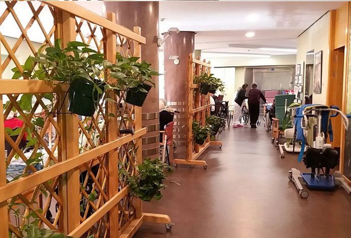 Instalaciones de una residencia alavesa.