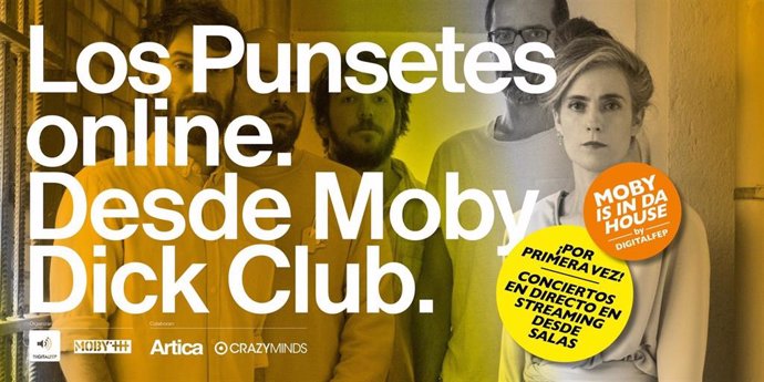 Los Punsetes anuncian concierto a puerta cerrada desde Moby Dick por 8 euros