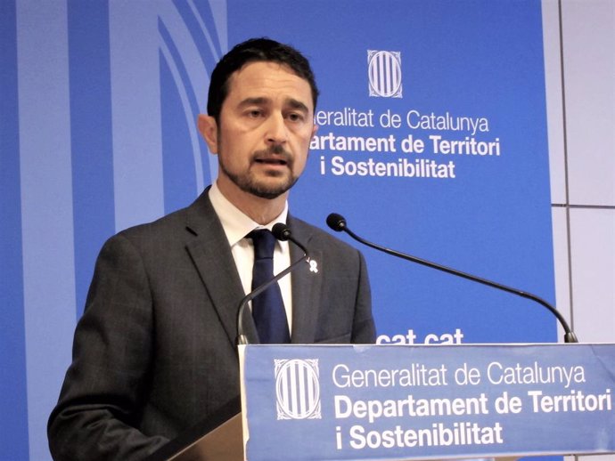 El conseller de Territori i Sostenibilitat de la Generalitat, Dami Calvet