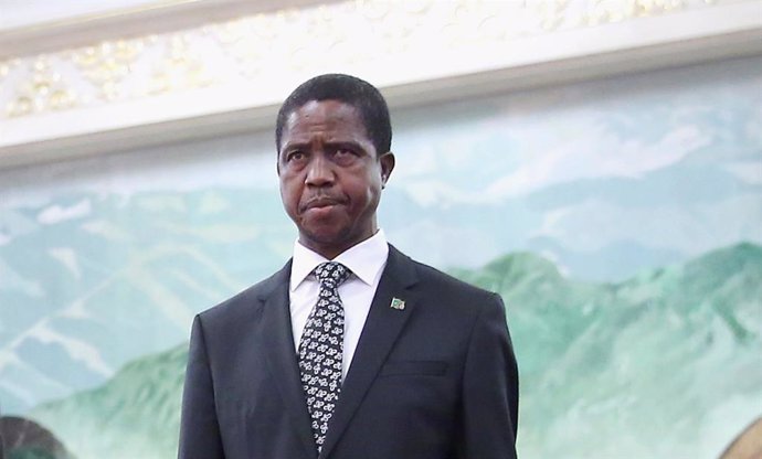 El presidente de Zambia, Edgar Chagwa Lungu