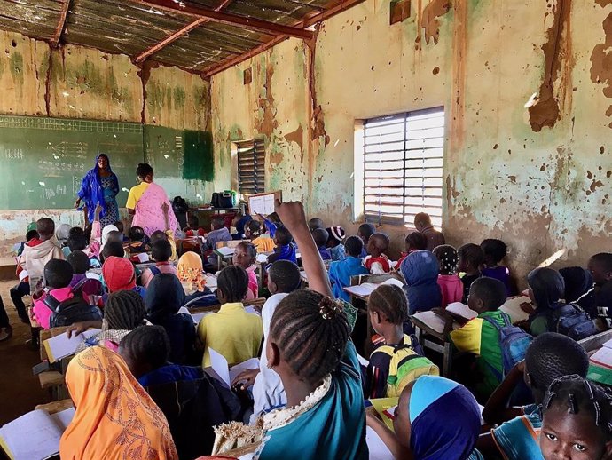 Una escuela en Burkina Faso